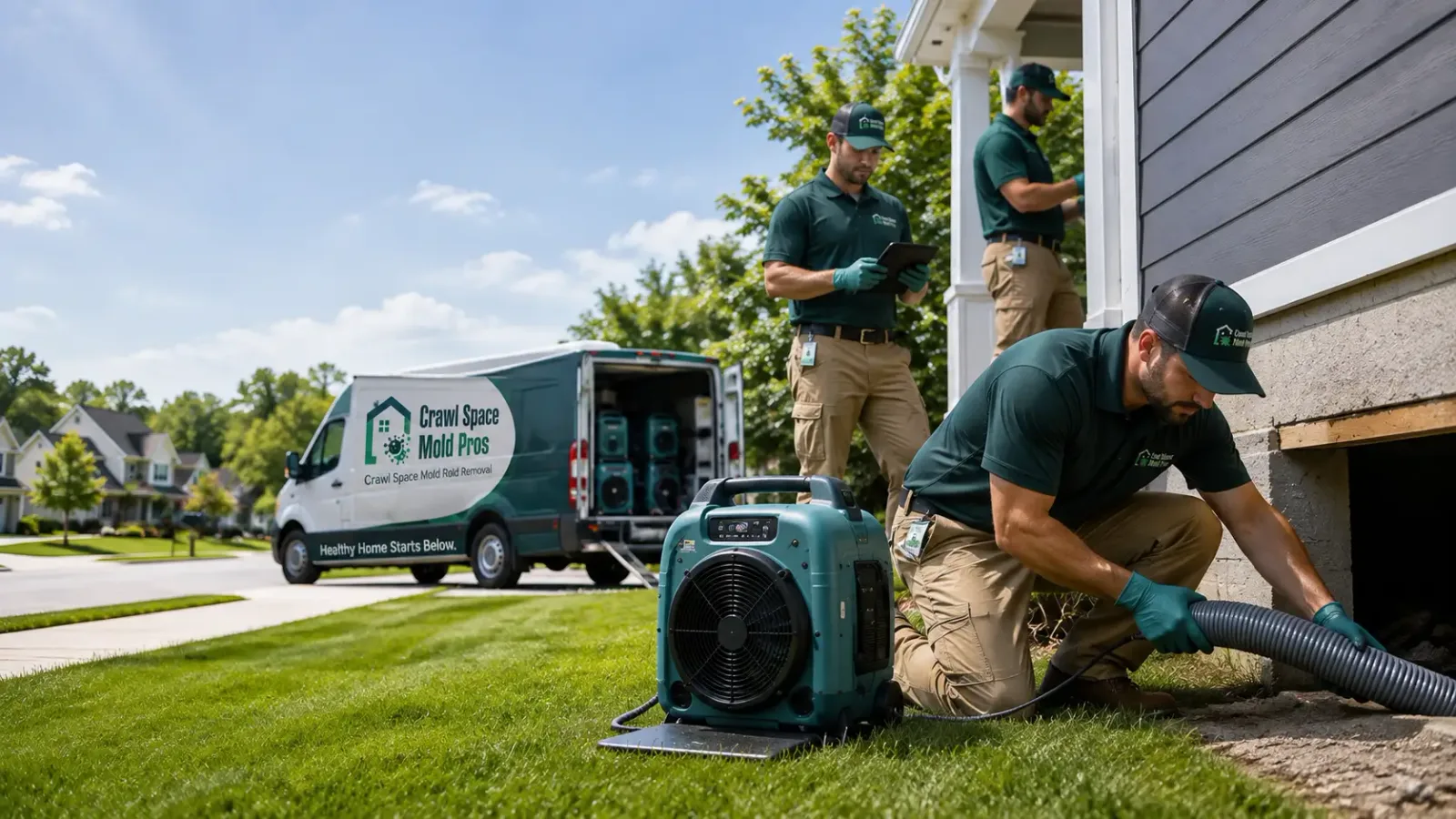 Crawl Space Mold Removal in Brookside, DE